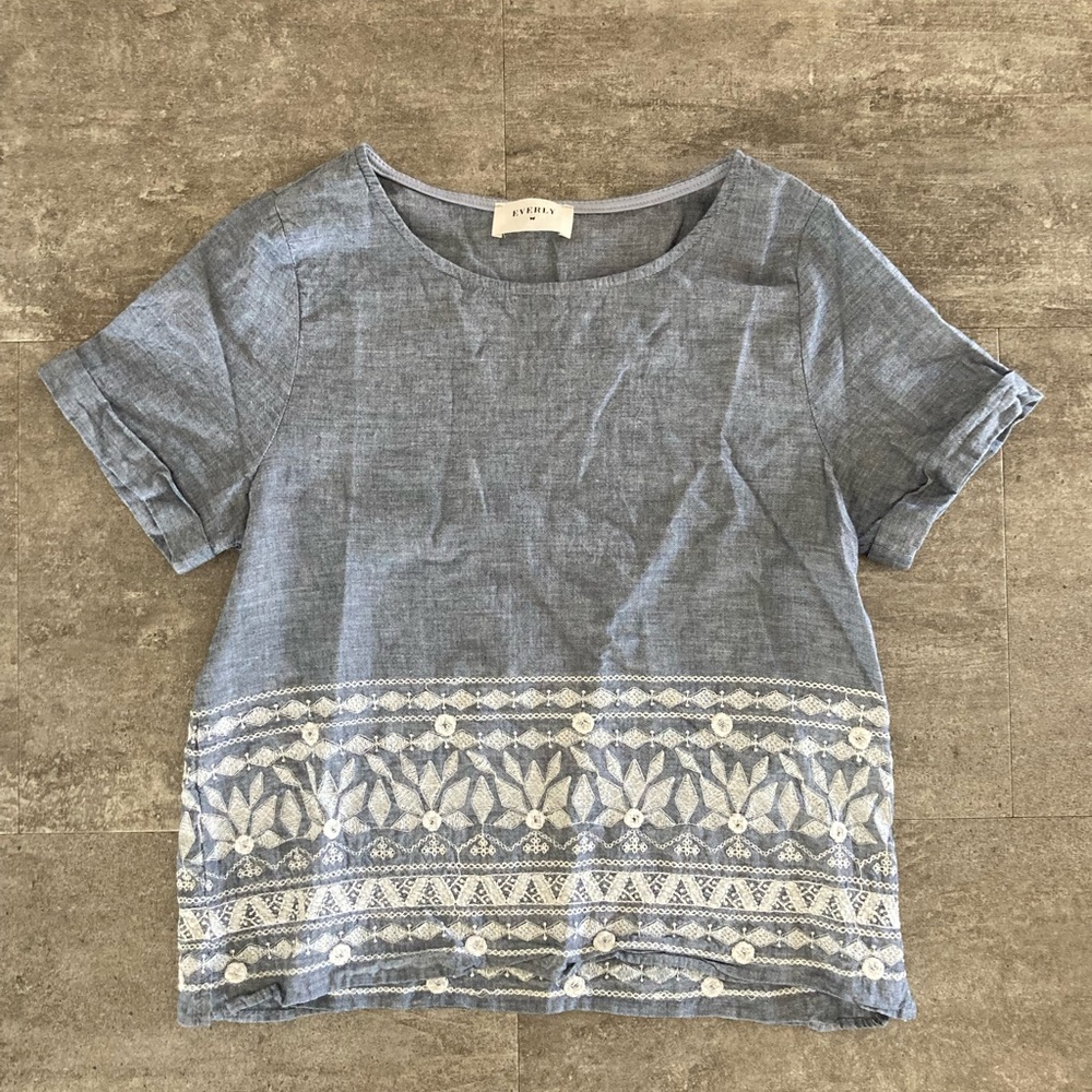 Everly Short Sleeve Shirt - Size XS